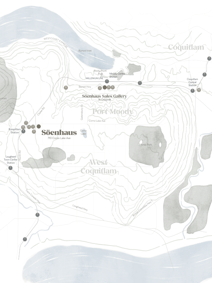 Map of Burquitlam